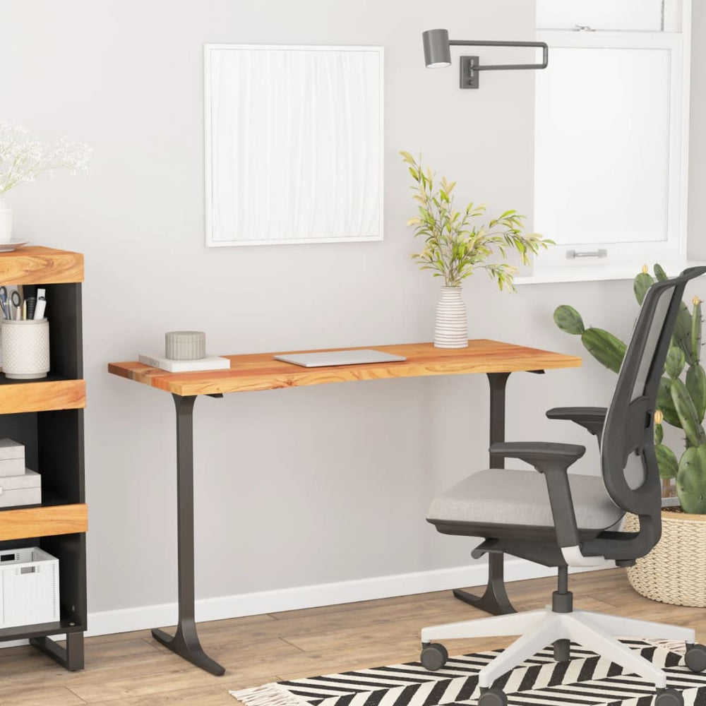 vidaXL Desk Tabletop 120x50x2.5 cm Rectangular Solid Acacia Wood