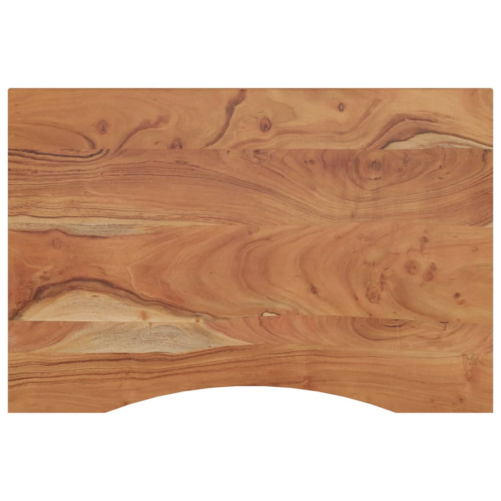 vidaXL Desktop 100x60x2.5 cm Rectangular Solid Acacia Wood