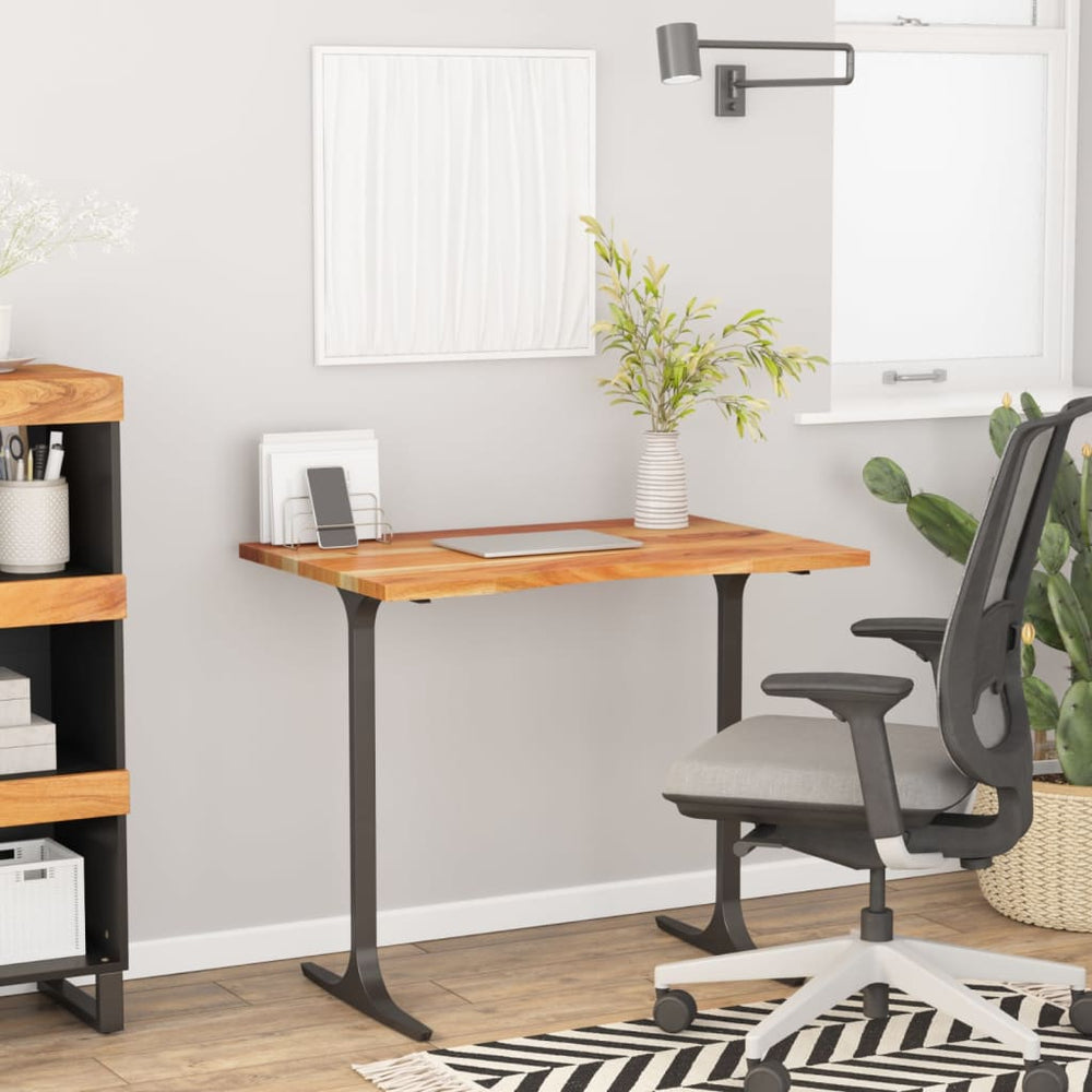 vidaXL Desktop 100x60x2.5 cm Rectangular Solid Acacia Wood
