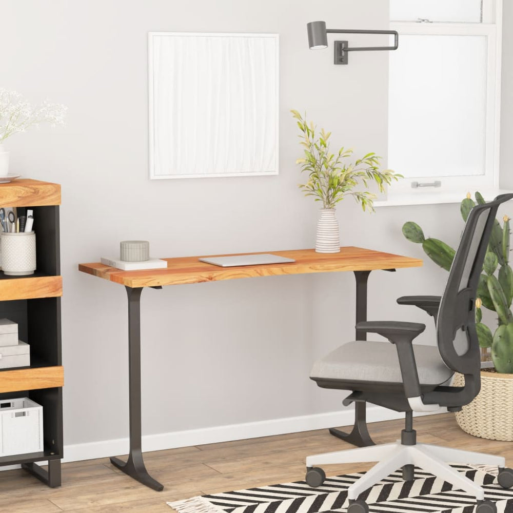 vidaXL Desk Top 120x60x2.5 cm Rectangular Solid Acacia Wood