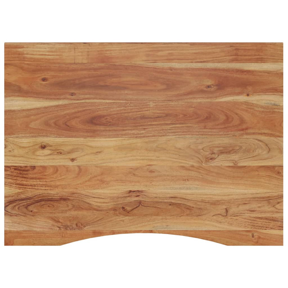 vidaXL Desk Tabletop 100x80x2.5 cm Rectangular Solid Acacia Wood