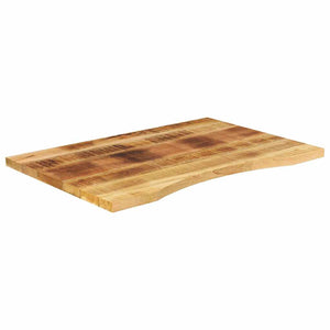 vidaXL Desk Top with Cut-Out 80x50x2.5 cm Solid Mango Wood
