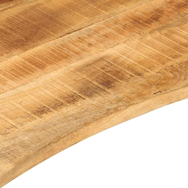 vidaXL Desk Top with Cut-Out 80x50x2.5 cm Solid Mango Wood