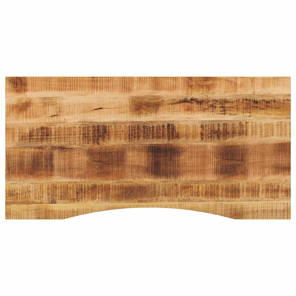 vidaXL Desk Top with Cut-Out 120x50x2.5cm Solid Mango Wood