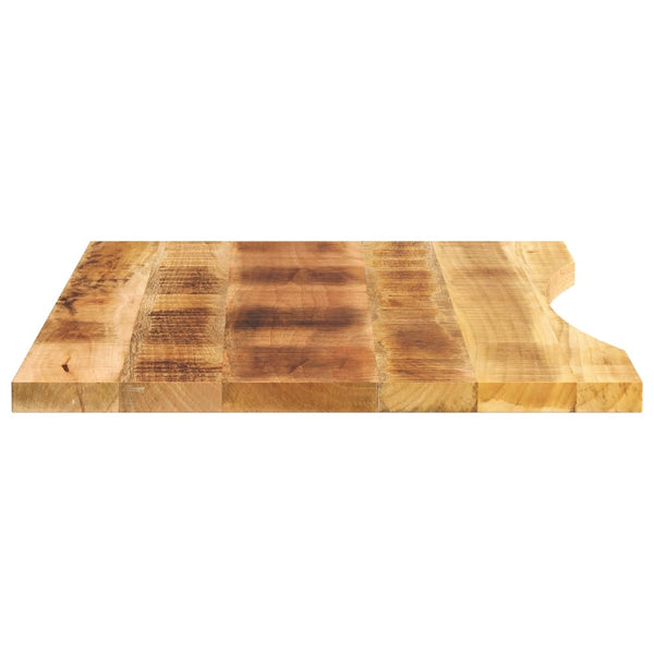 vidaXL Desk Worktop with Cut-Out 90x60x2.5 cm Solid Mango Wood