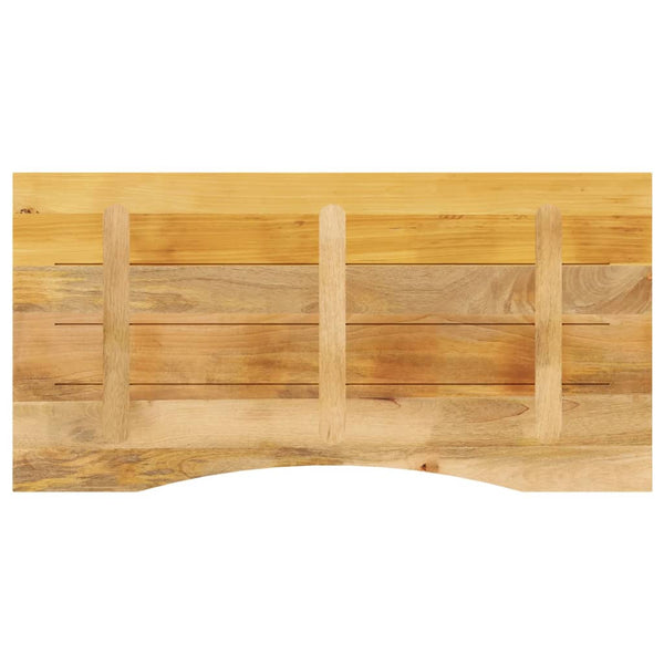 vidaXL Desk Top with Cut-out 140x60x2.5 cm Solid Mango Wood