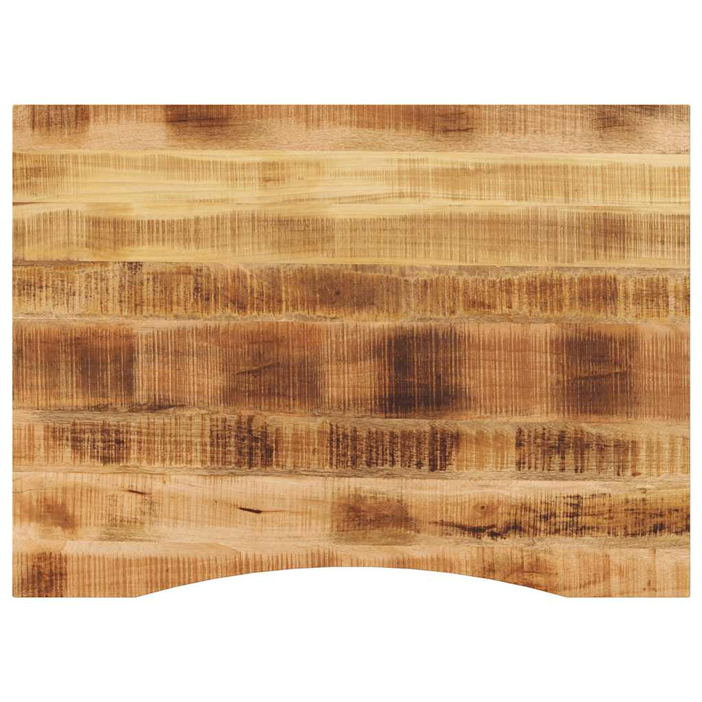 vidaXL Desk Top with Cutout 100x80x2.5 cm Solid Mango Wood