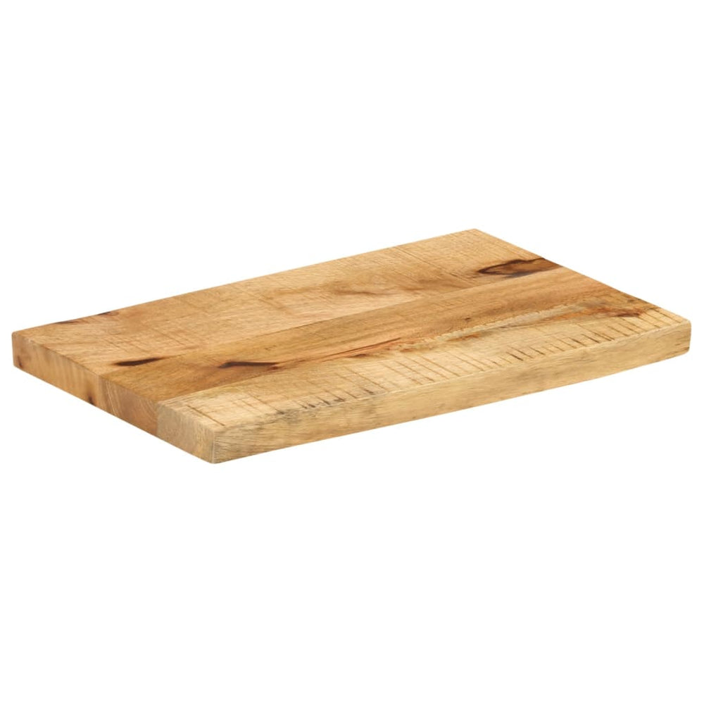 vidaXL Table Top 50x20x2.5 cm Live Edge Solid Rough Mango Wood