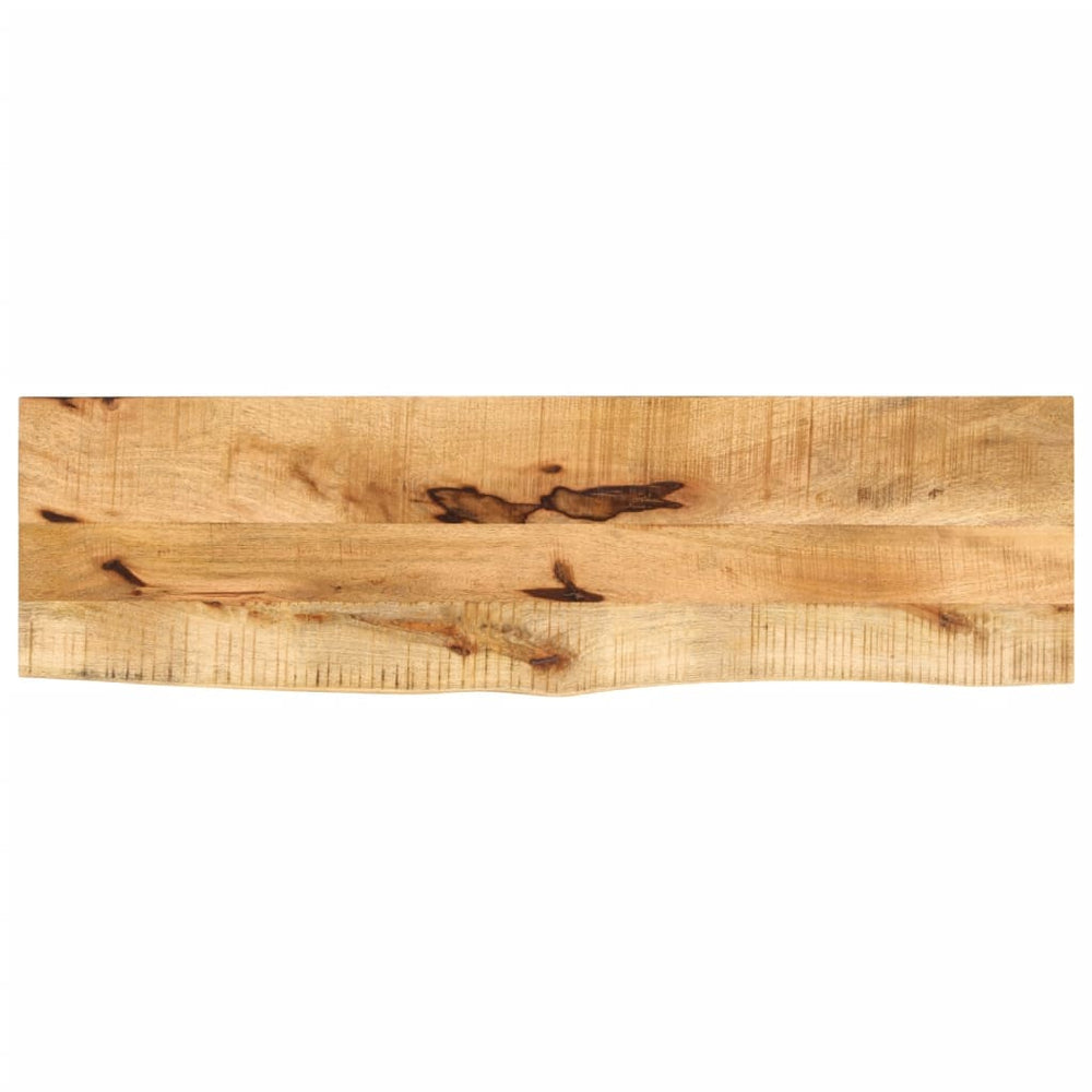 vidaXL Tabletop 100x20x2.5 cm Live Edge Solid Rough Mango Wood