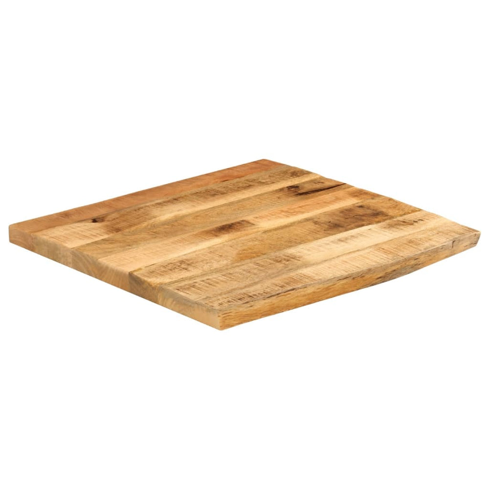 Massivholz Tischplatte Mangoholz 40x40 cm