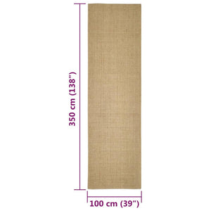 Sisal Teppich für Kratzbaum 100x350cm