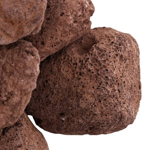 vidaXL Lava Granules 10 kg Red 10-30 cm