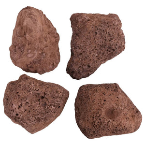 vidaXL Lava Granules 25 kg Red 10-30 cm