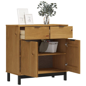 vidaXL Sideboard FLAM 80x40x80 cm Solid Pine
