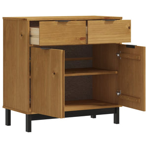 vidaXL Sideboard FLAM 80x40x80 cm Solid Pine