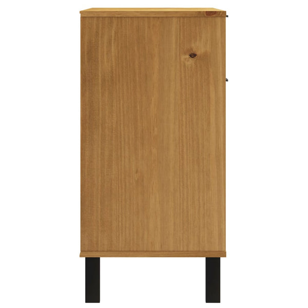 vidaXL Sideboard FLAM 80x40x80 cm Solid Pine