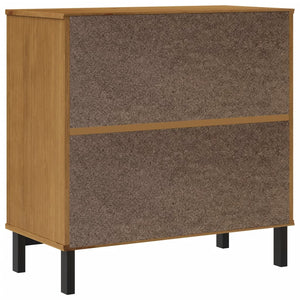 vidaXL Sideboard FLAM 80x40x80 cm Solid Pine