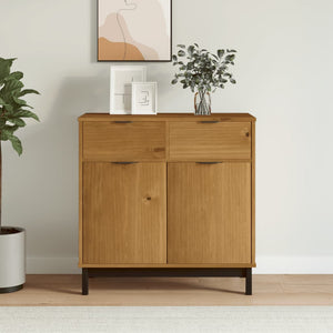 vidaXL Sideboard FLAM 80x40x80 cm Solid Pine