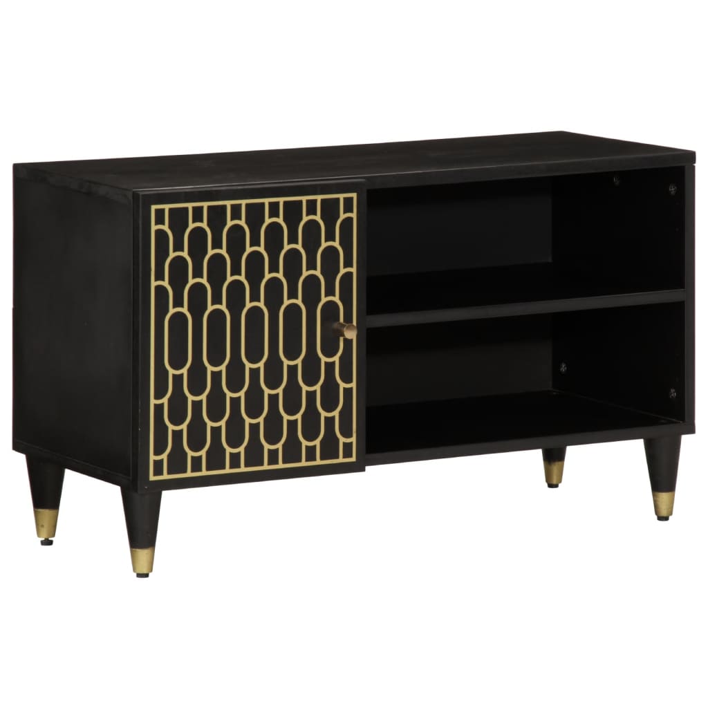 vidaXL TV Cabinet 80x31.5x46 cm Solid Mango Wood