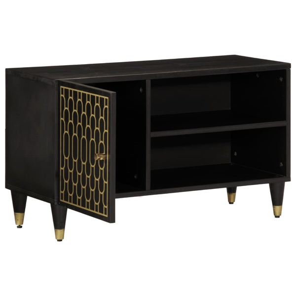 vidaXL TV Cabinet 80x31.5x46 cm Solid Mango Wood