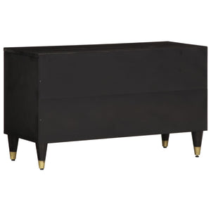 vidaXL TV Cabinet 80x31.5x46 cm Solid Mango Wood