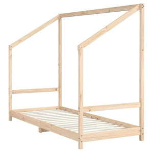 vidaXL Children's Bed 2x(80x200) cm Solid Pine Wood