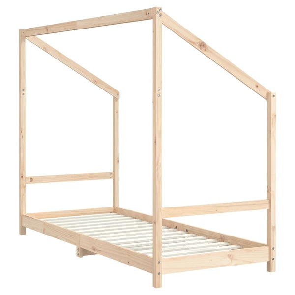 vidaXL Children's Bed 2x(80x200) cm Solid Pine Wood