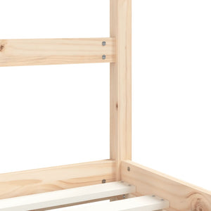 vidaXL Children's Bed 2x(80x200) cm Solid Pine Wood