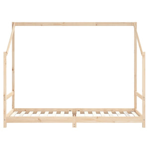 vidaXL Children's Bed 2x(90x200) cm Solid Pine Wood