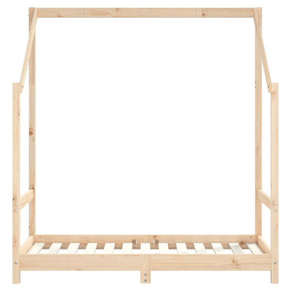 vidaXL Kids' Bed 2x(70x140) cm Solid Pine Wood