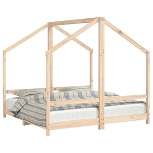 vidaXL Children's Bed 2x(80x160) cm Solid Pine Wood