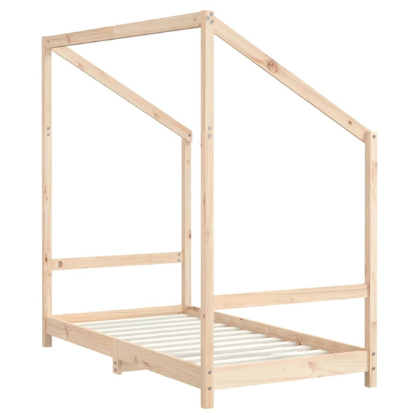 vidaXL Children's Bed 2x(80x160) cm Solid Pine Wood