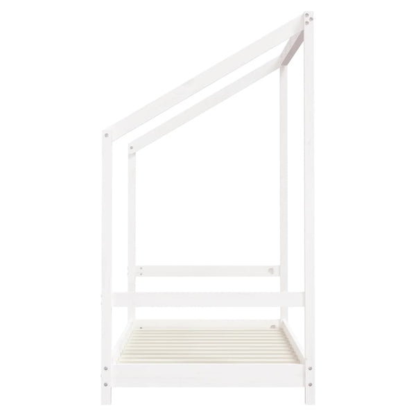vidaXL Children's Bed White 2x(80x160) cm Solid Pine Wood