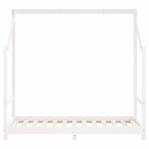 vidaXL Children's Bed White 2x(80x160) cm Solid Pine Wood