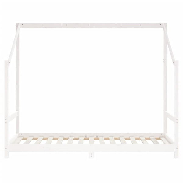 vidaXL Kids Bed White 2x(90x190) cm Solid Pine Wood