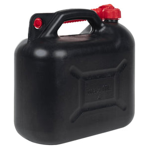 vidaXL Jerry Cans with Flexible Spout 3 pcs. Black 10 L