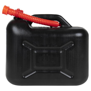 vidaXL Fuel Cans with Flexible Spout 3 Pcs. Black 20 L