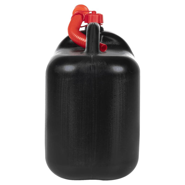 vidaXL Fuel Cans with Flexible Spout 3 Pcs. Black 20 L