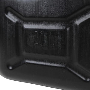 vidaXL Fuel Cans with Flexible Spout 3 Pcs. Black 20 L