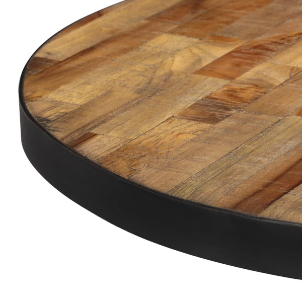 vidaXL Coffee Table Round Ø55x40 cm Solid Reclaimed Teak Wood