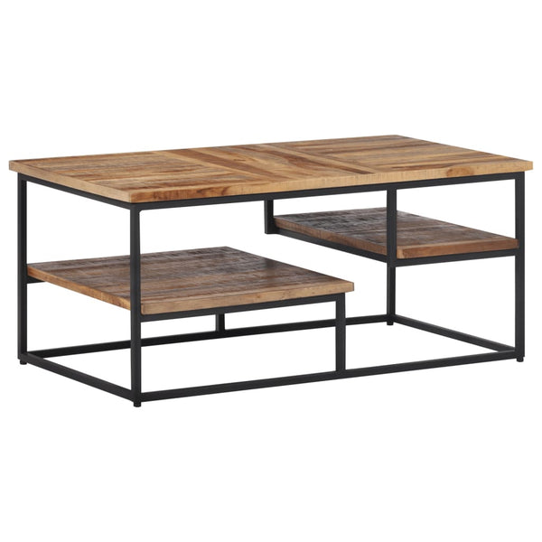 vidaXL Coffee Table 90x50x39 cm Recycled Solid Teak Wood