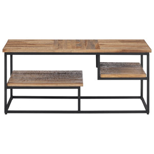 vidaXL Coffee Table 90x50x39 cm Recycled Solid Teak Wood