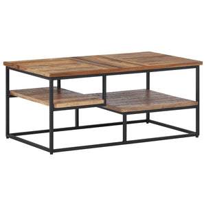 vidaXL Coffee Table 90x50x39 cm Recycled Solid Teak Wood
