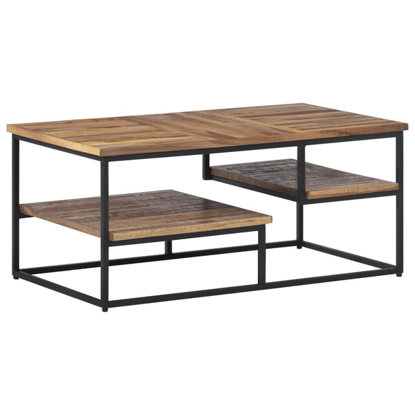vidaXL Coffee Table 90x50x39 cm Recycled Solid Teak Wood