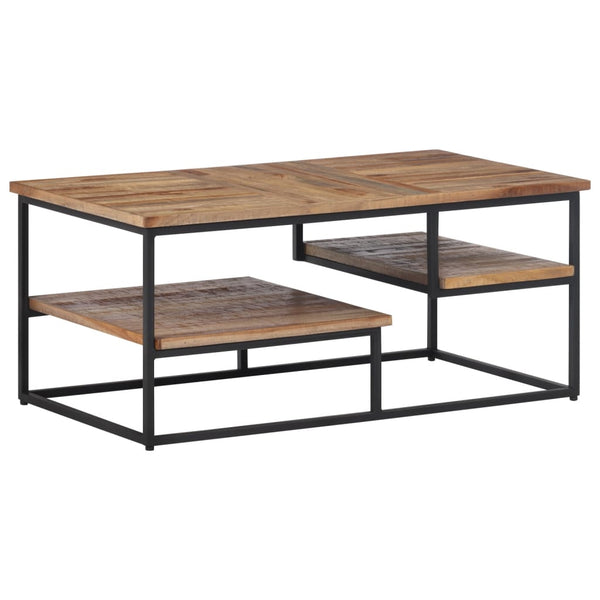 vidaXL Coffee Table 90x50x39 cm Recycled Solid Teak Wood
