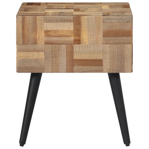 vidaXL Side Table 40x40x45 cm Solid Reclaimed Teak Wood