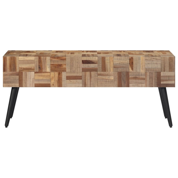 vidaXL Bench 110x35x45 cm Solid Reclaimed Teak Wood