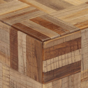 vidaXL Bench 110x35x45 cm Solid Reclaimed Teak Wood