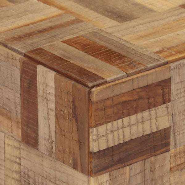 vidaXL Bench 110x35x45 cm Solid Reclaimed Teak Wood