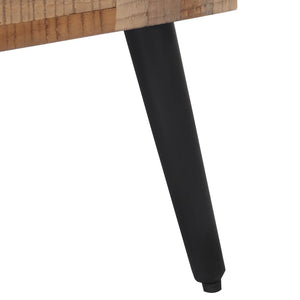 vidaXL Bench 110x35x45 cm Solid Reclaimed Teak Wood